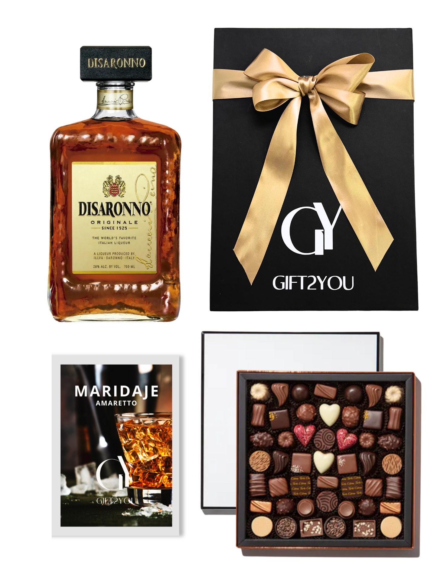 Disaronno Amaretto 48 Bombones MaridajeA