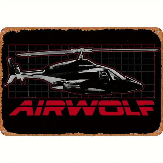 Placa Vintage Airwolf