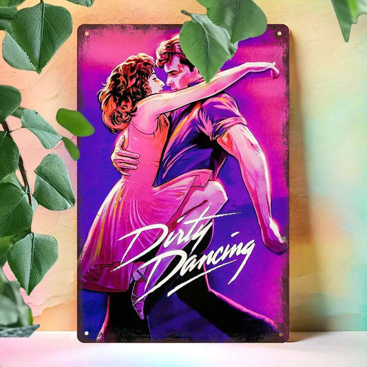 Placa Vintage Dirty Dancing Purple