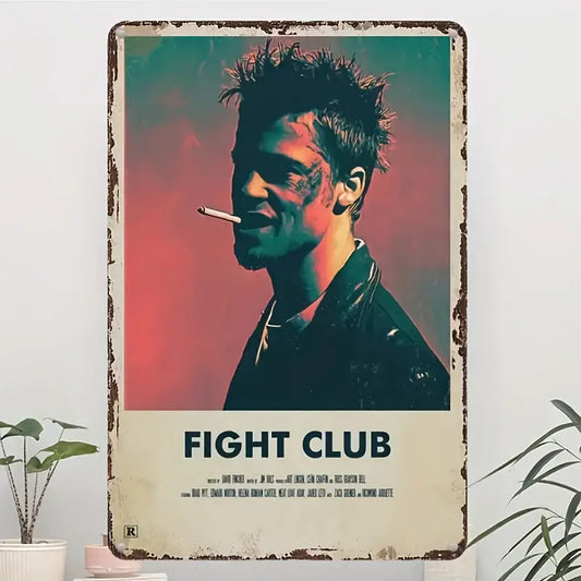 Placa Vintage Fight Club