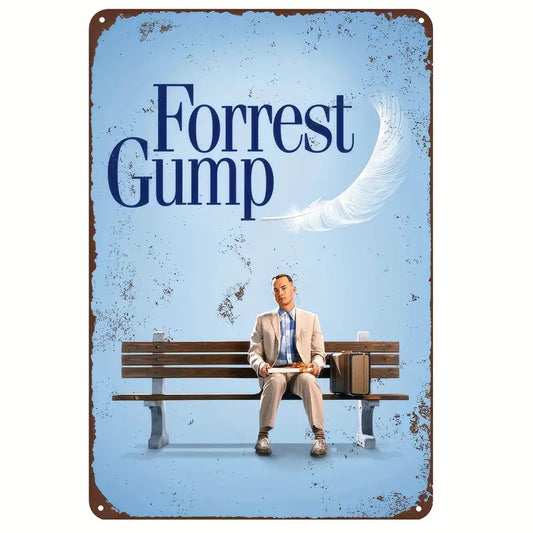 Placa Vintage Forrest Gump