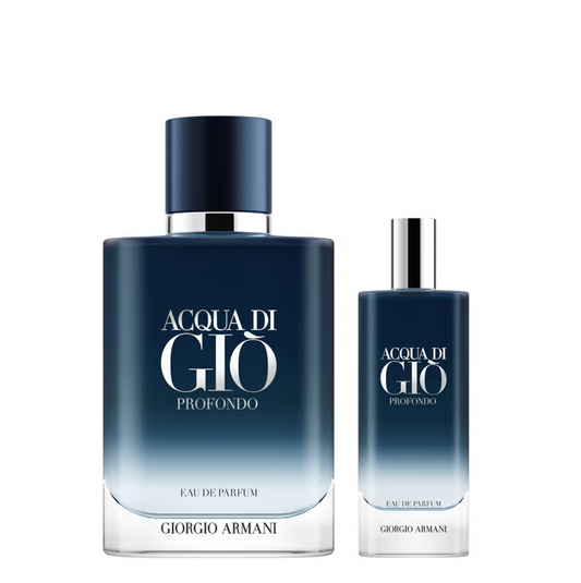 Set Perfume Hombre Acqua Di Giò Profondo Eau De Parfum 100ml + 15ml Giorgio Armani